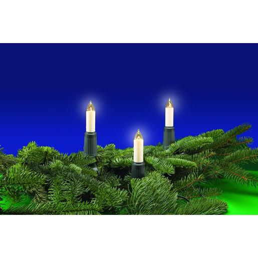 1St. MKILLUM 016-213 ROTPFEIL Lichterkette 30-tlg. LED Schaftlampen