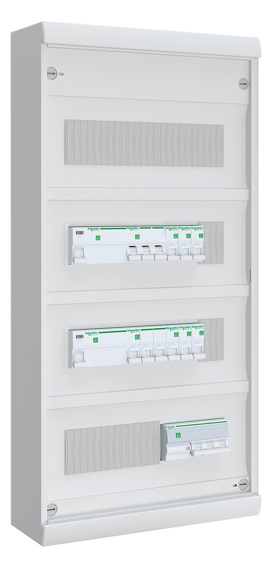 1St. ABN ABNAA104F01 Amigo Kleinverteiler AP 4R mit Ausbau