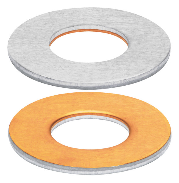 1St. Klauke CS1022 Cupal-Scheibe M10, E-Al, einseitig mit Cu plattiert 10St. Klauke CS818 CUPALSCHEIBE