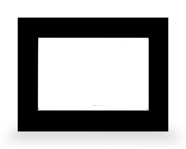 1St. MDT Glasrahmen schwarz VCB-07SW.04 für Touchpanel VisuControl 7Zoll 17,7cm