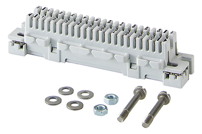 1St. Hensel FK 5110 Fernmelde-Anschlussleiste LSA-Plus 10 DA 26001227 FK5110