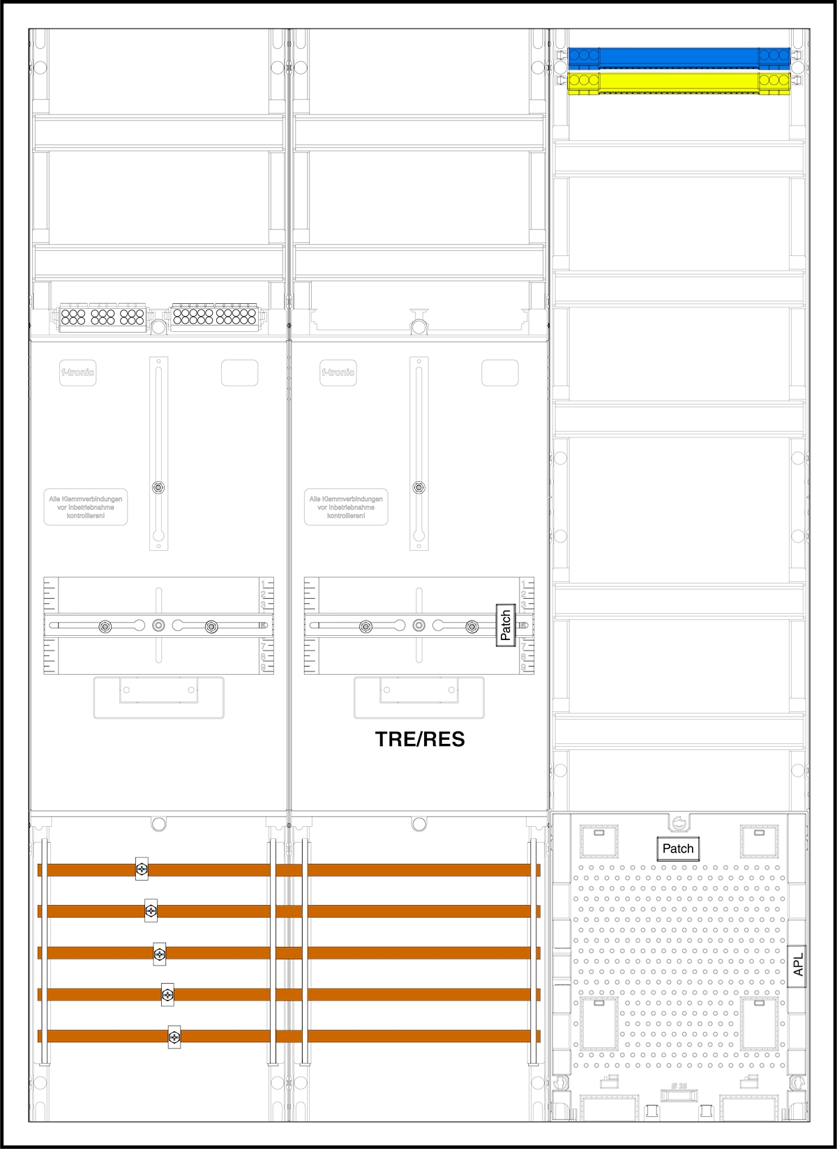 1St. F-Tronic 3HZ731TAPZ 3HZ731TAPZ, 1 ZP, 1 TRE, 1 VAPZ inkl. APL,2 PPV,1 PL150 7190351