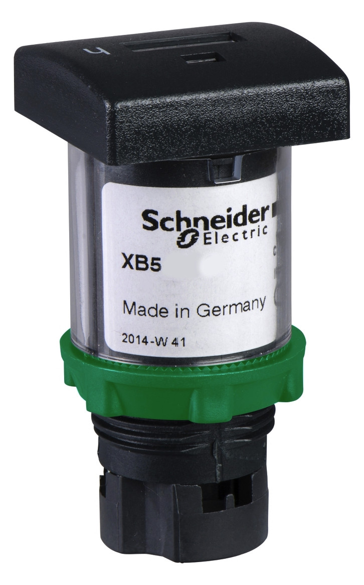 1St. Schneider Electric XB5DSB Betriebsstundenzähler, 12-24V 50/60Hz/DC, Anzeige 0-9999,9, ohne Reset