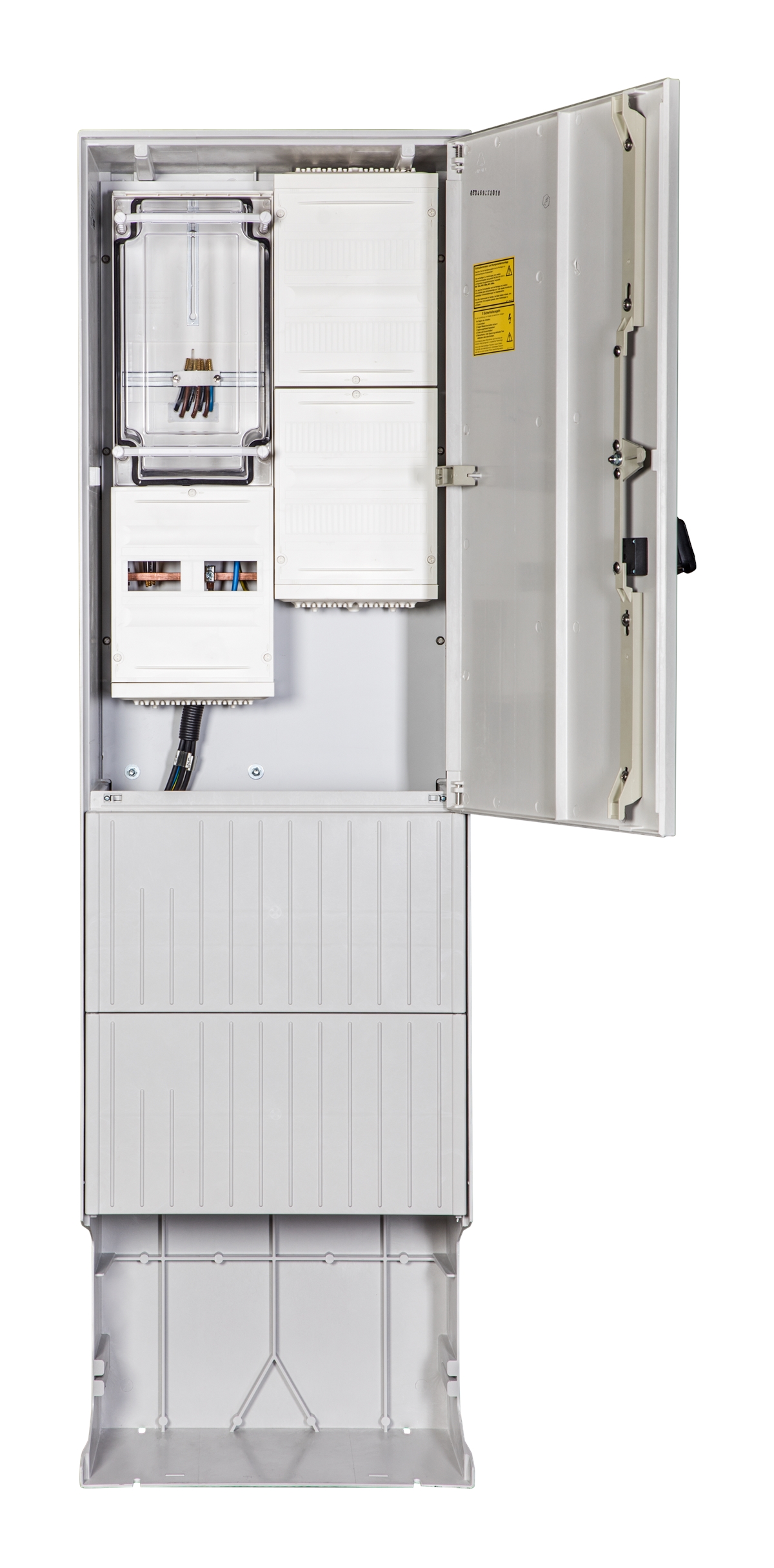 1St. F-Tronic ZSA202-2-ZK-APZ-HG Zähleranschlusssäule 2-feldrig, H=2010mm, 3.HZ, Haube geschl., ZSA202-2-ZK-APZ-HG 7160109