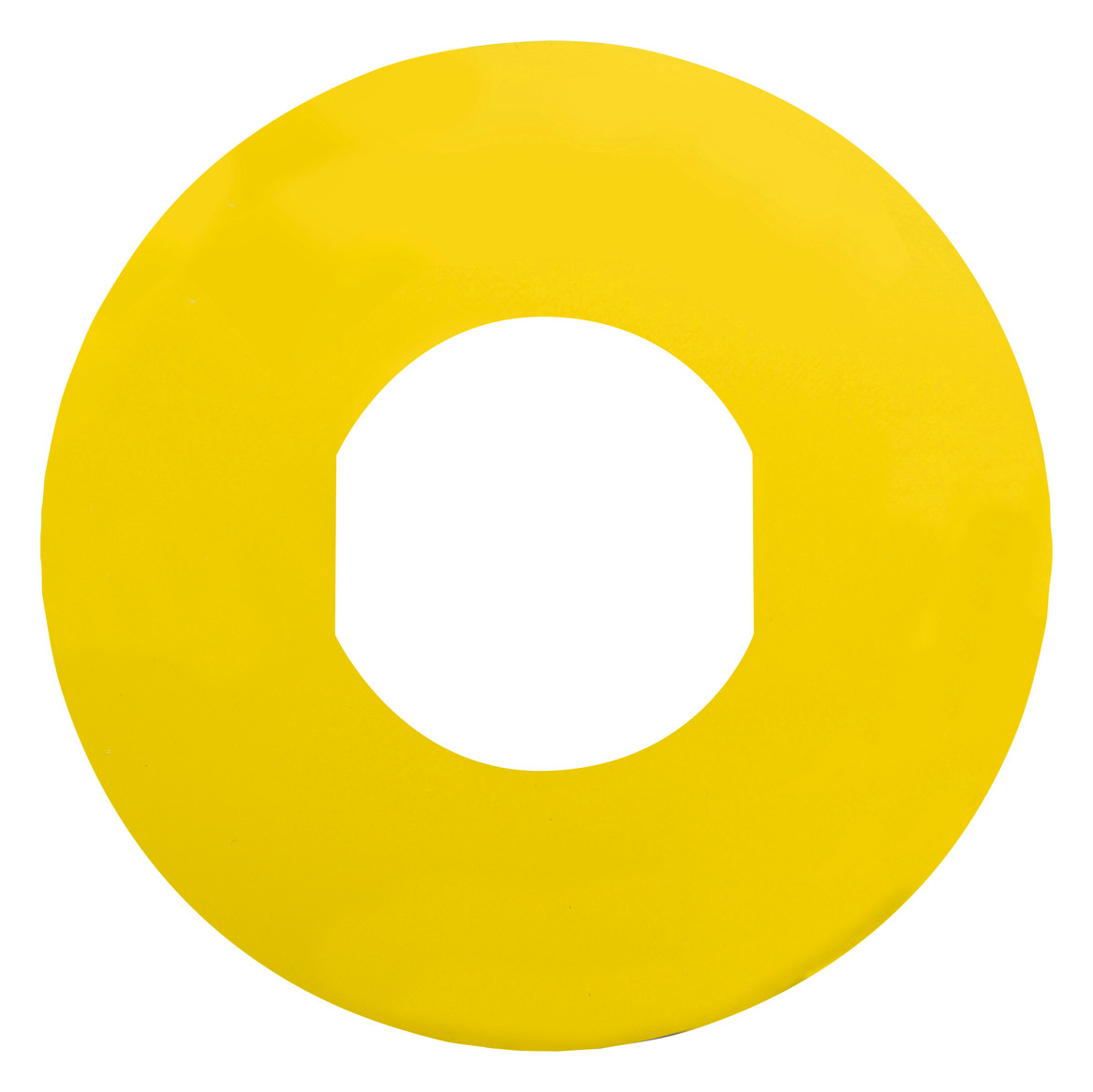 10St. Schneider Electric ZBY9101 Schild, rund Ø 60 -für Not-Halt/Not-Aus-Drucktaster, gelb, neutral