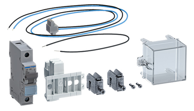 1St. Hager ZY5N1LS Bestückungspaket für Spgsversorgung RfZ,für Bauhöhe 1400mm, mit LS 6A im NAR