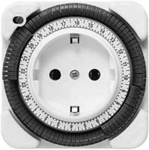 1St. Theben 0260030 Zeitprogrammstecker 24 Stunden, Weiss theben-timer 26