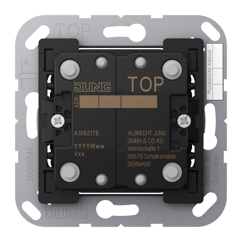 1St. Jung A10921TE KNX Taster Erweiterung, Serie AS/A A 10921 TE