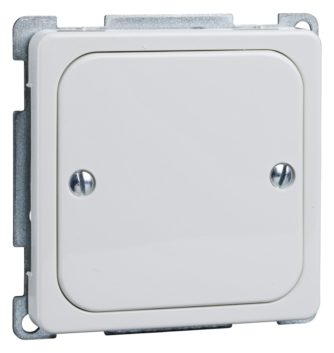 1St. Elso 206904 Blindabdeckung geschraubt FASHION/RIVA/SCALA reinweiß