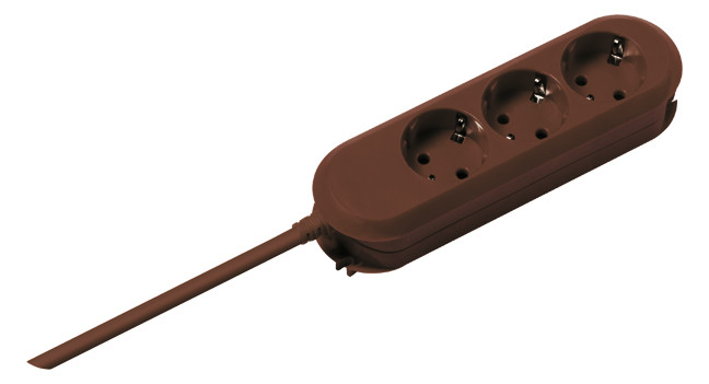 1St. Bachmann 388.471 SMART 3xCEE7/3 Braun Strom 3,0m CEE7/7,I