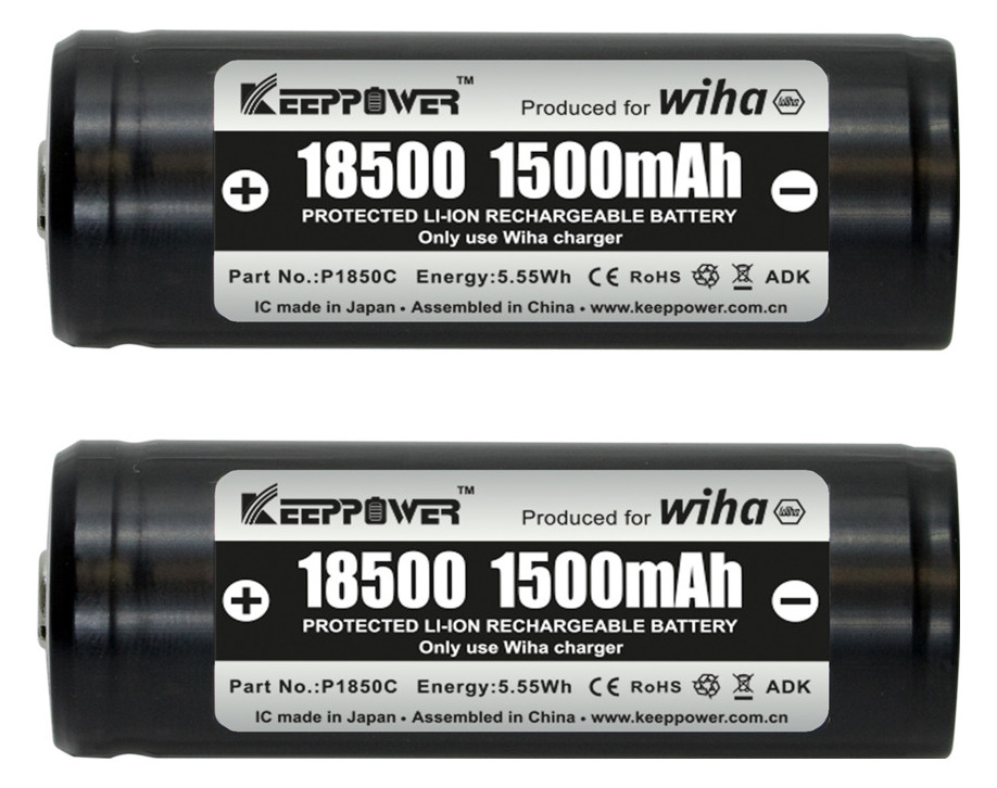 1St. Wiha 599001 Ersatzakkus 18500 Li-Ion 2 Stk in Box