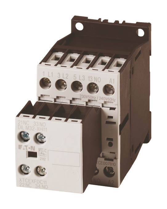 1St. Eaton 276760, DILM9-21(230V50HZ,240V60HZ) Leistungsschütz, 3-polig + 2 Schließer + 1 Öffner