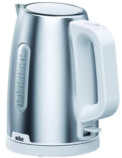 1St. Braun WK 1500 WH Wasserkocher PurShine 2200 Watt 1,7 Liter si/ws