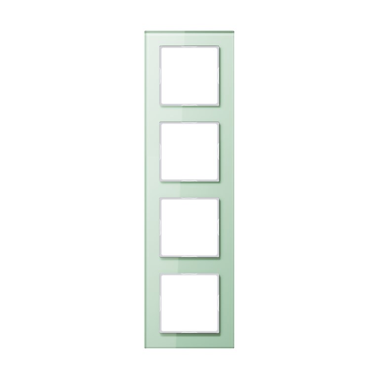 1St. Jung AC 584 GL WMT Glasrahmen 4fach 84 x 297 mm AC584GLWMT