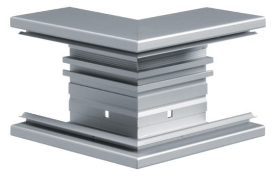 1St. Hager BRA651003ELN Außeneck Grundprofil BRA 70x100 OT 80 el