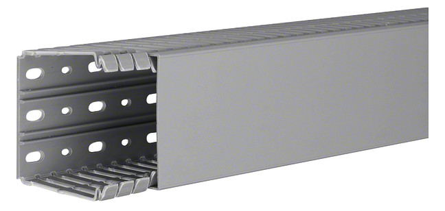 2m Hager BA780080 Verdrahtungskanal PVC BA7 80x80 sgrau