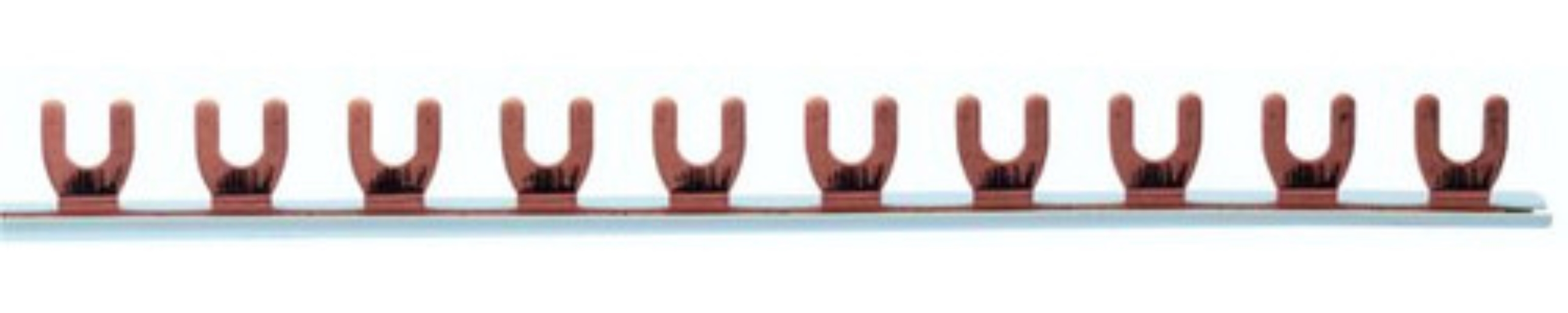 1St. Legrand 004911 Gabelkammschiene 1-polig 10mm2 12TE für