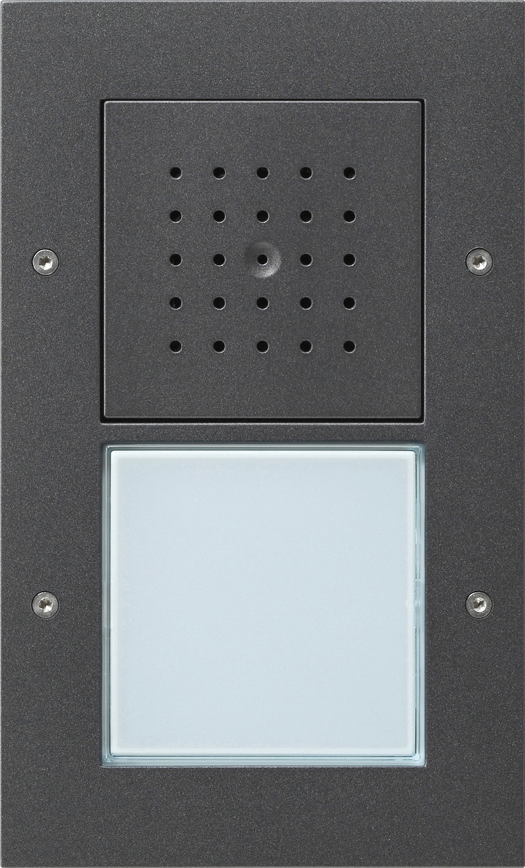 1St. Gira 126667 Türstation AP 1fach Türkommunikation Anthrazit
