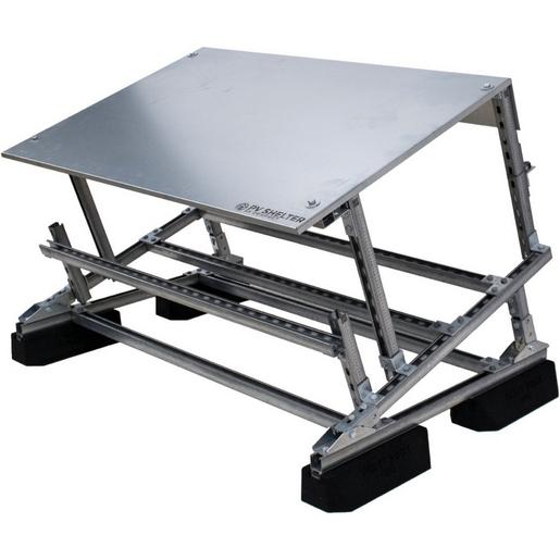 1St. CONDUCT PVshelter Angled Non-assembled PV-Überdachung abgewinkelt