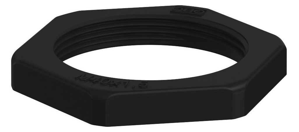 25St. Obo 2049112 116 M40 SW PA Gegenmutter M40, PA, schwarz