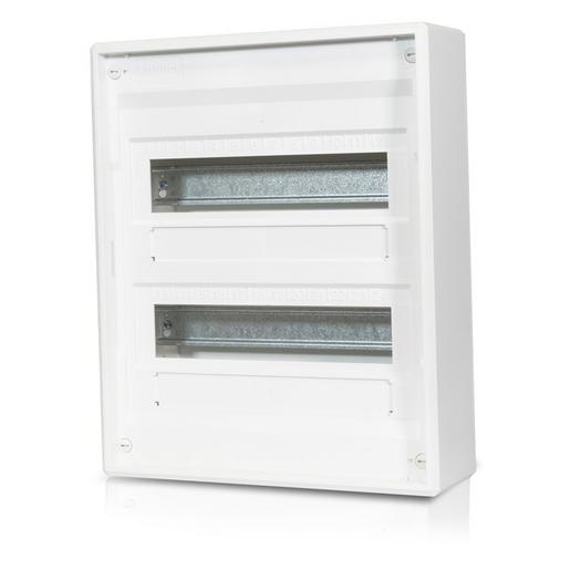 1St. NAPKV24.01 Aufputzverteiler, 2-reihig, 24+4 Module