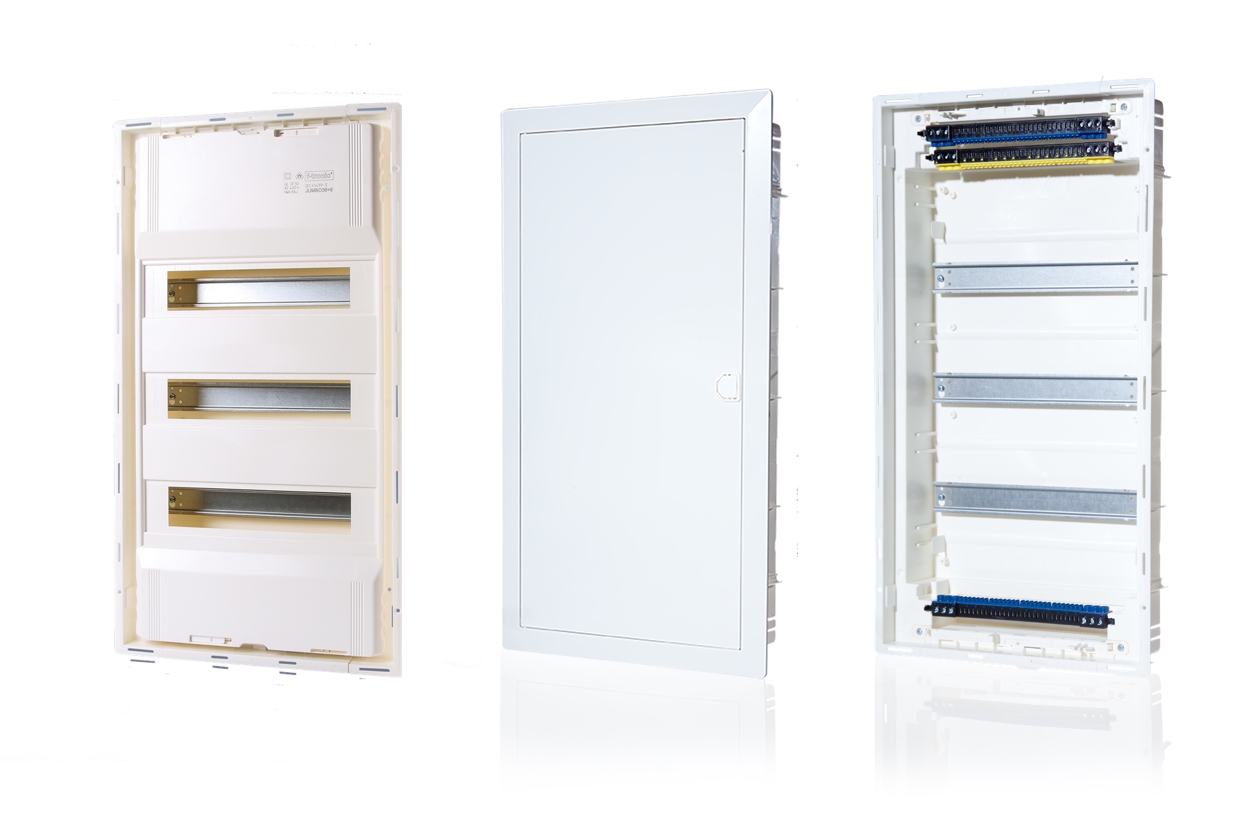 1St. F-Tronic JUMBO36+6 HW/UP Kleinvert. Jumbo 3r., Jumbo36+6, mit Steckklemme 7250022