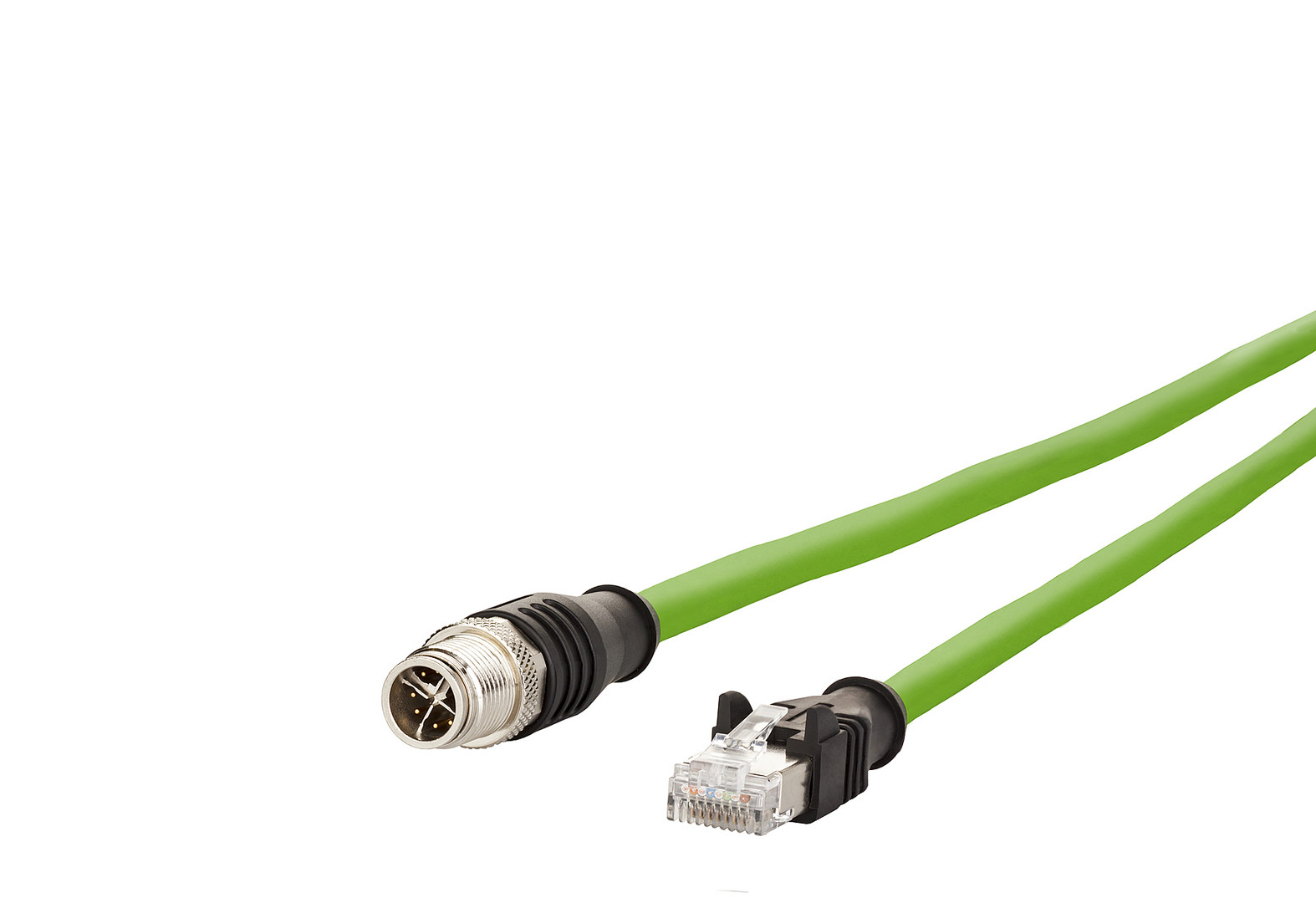 1St. Metz Connect 142M2X15050 Verbindungsleit. M12 S-RJ45 S 8-pol X-kodiert ger-ger 5,0 m