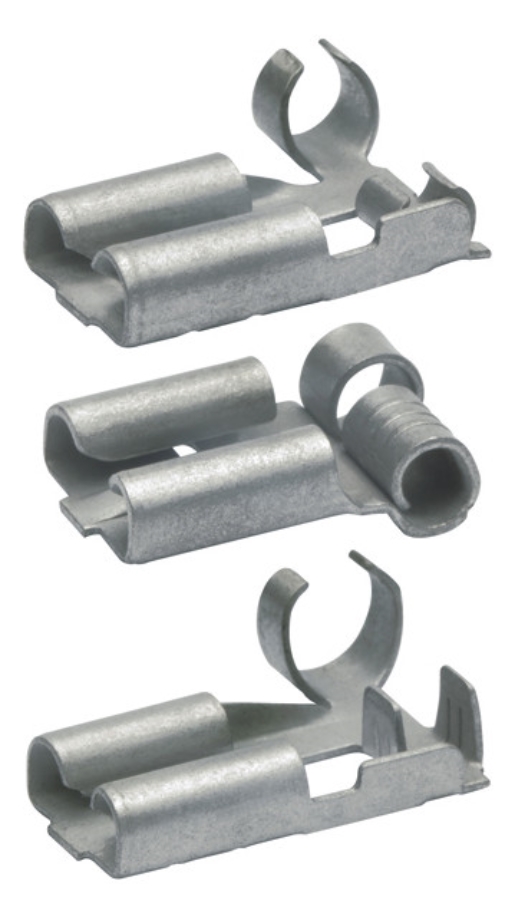 100St. Klauke 3725 Flachsteckhülse nicht-isol., 6,3x0,8 mm, seitlicher Leiteranschluss, 0,5-1,5 mm²