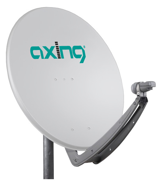 1St. Axing SAA 85-01 Offset Alu Spiegel 85cm hg