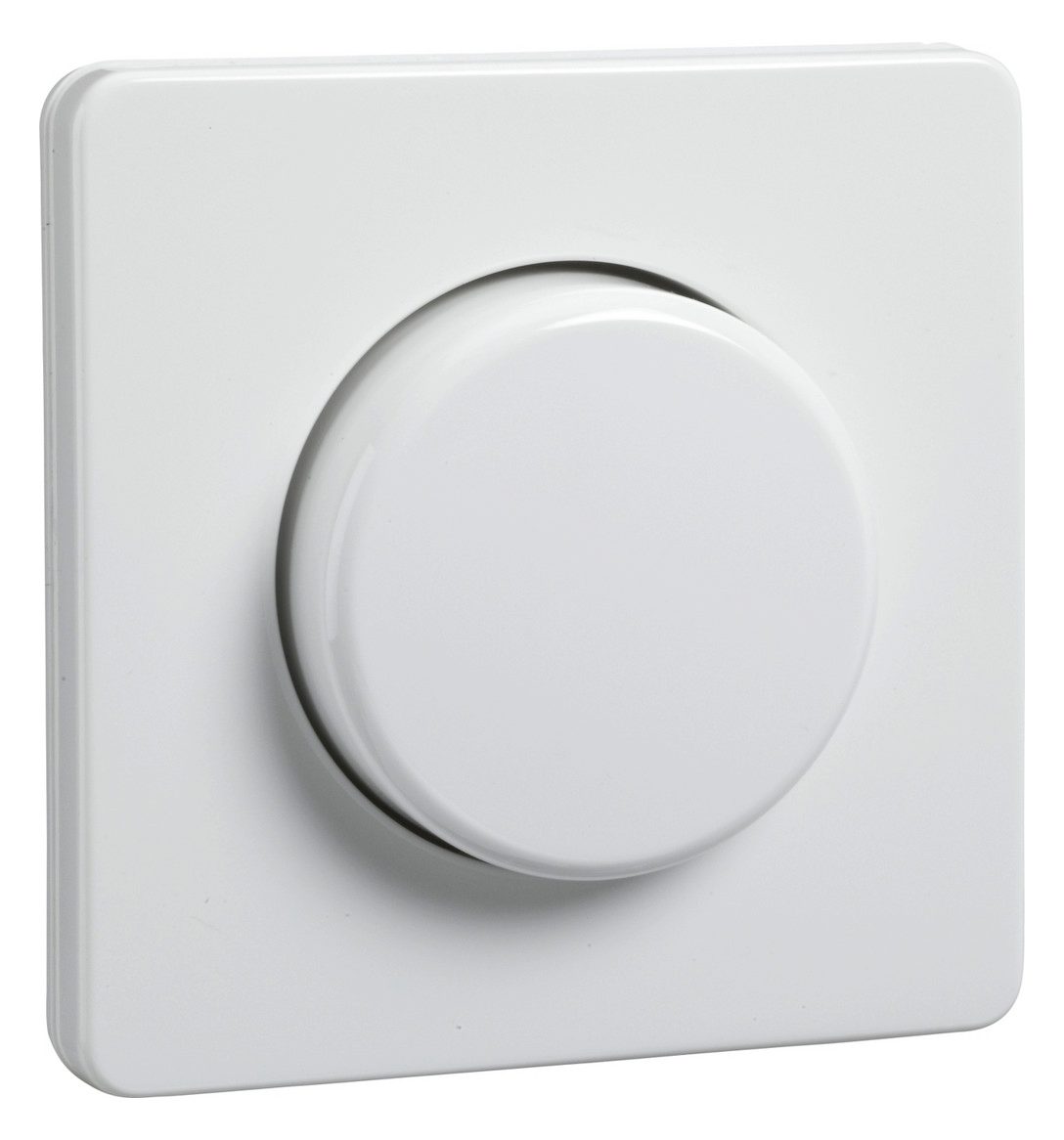 1St. Elso ELG227014 Zentralplatte mit Drehknopf für Dimmer FASHION/RIVA/SCALA reinweiß