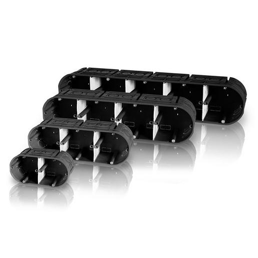 1St. F-Tronic UP20 Unterputzgerätedose massiv, 2-fach, d= 60, t=63mm