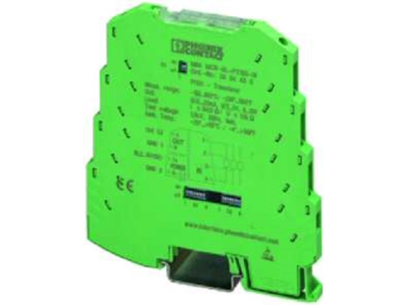 1St. Phoenix MINI MCR-SL-PT100-UI-NC MCR-Temperaturmessumformer für Pt 100-Temperatursensoren, über DIP-Schalter