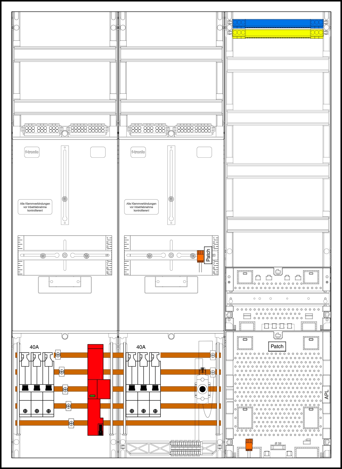 1St. F-Tronic 3HZ732APZRFZ40D01ÜS 3HZ732APZRFZ40D01ÜS, 2 ZP, 1 VAPZRFZ inkl. APL, SLS 40A, ÜSS, SPVGD01, 2 PPV, 1 PL150 7190473