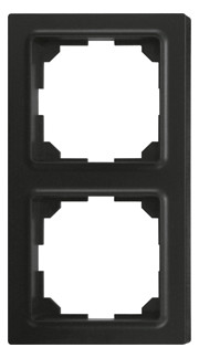 1St. Eltako 2-fach-Rahmen 55x55mm R2UE55-am innen anthrazit matt 30055738