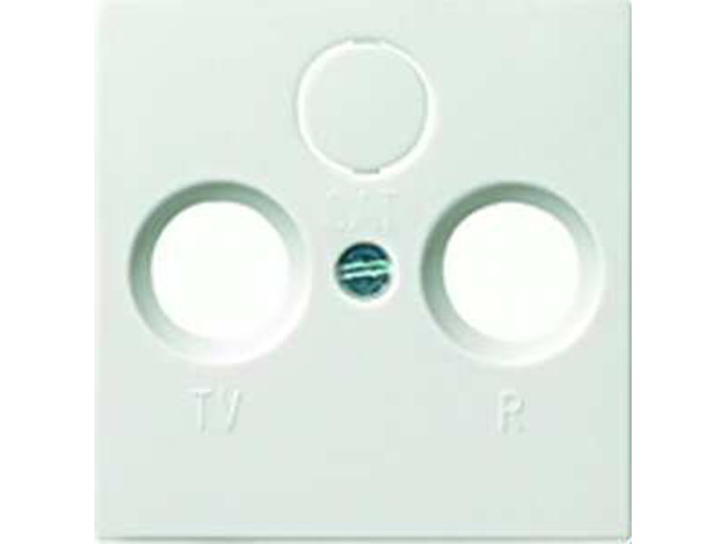 1St. Gira 086927 Abdeckung Antennensteckdose System 55 Reinweiß matt