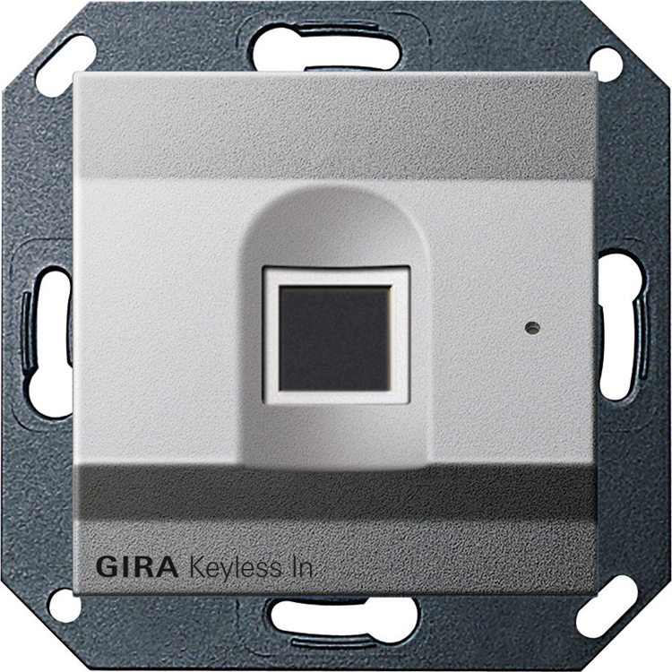 1St. Gira 261726 Gira Keyless In Fingerprint-Leseeinheit System 55 F Alu