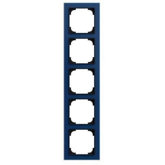 1St. Busch-Jaeger 1725-4028 Rahmen 5-fach Glas blau