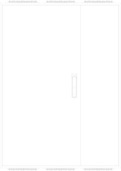 1St. F-Tronic ZF113 Leergehäuse ZF113, IP54, H=1100mm, B=800mm 7120528