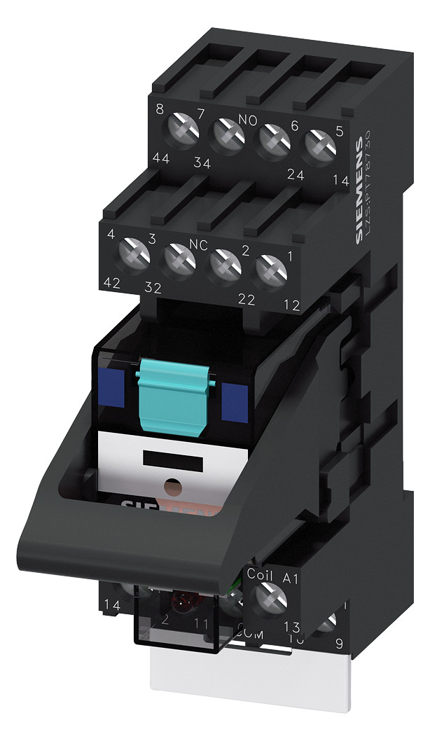 1St. Siemens LZS:PT5A5L24 Steckrelais Komplettgerät DC24V, 4 Wechs