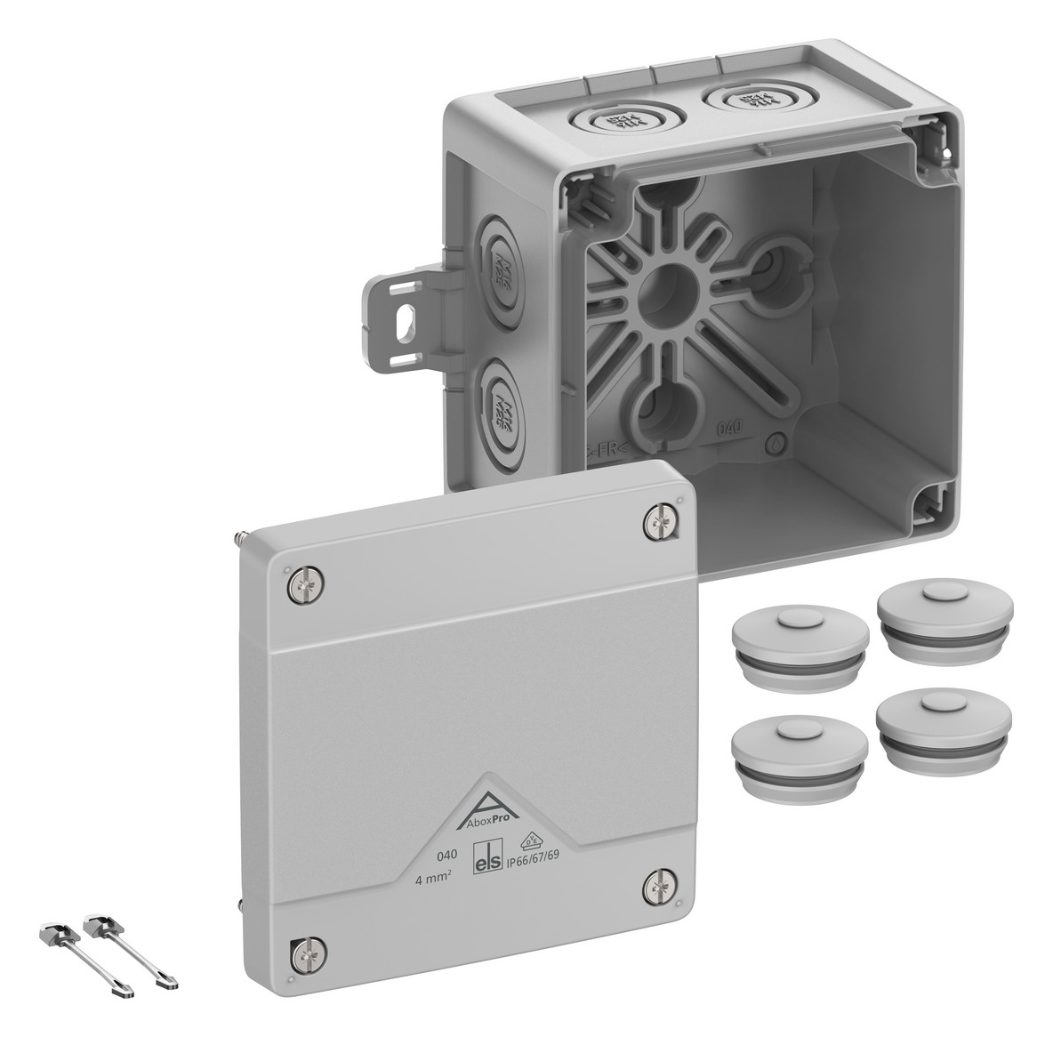 1St. Spelsberg Abox Pro 040 AB-L Abzweigkasten, Schutzart IP66/IP67/IP69