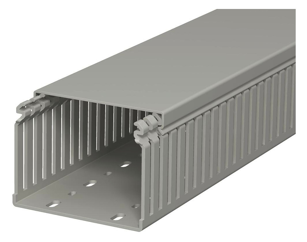 16m OBO LKV 75100 Verdrahtungskanal 75x100x2000 PVC sgr RAL7030 6178328