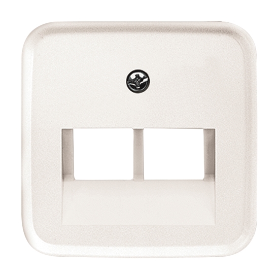 1St. Busch-Jaeger 1803-02-214 Zentralscheibe für UAE 2-fach Reflex SI alpinweiß