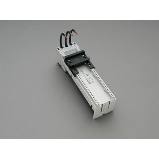 1St. Wöhner 32454 Sammelschienenadapter 63 A 1 verschiebbare Tragschiene 54 x 200, mit Leitungen AWG 8 (10 mm²)