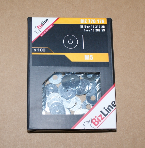 100St. Bizline BIZ 770176 Unterlegscheibe breit M5 BIZ770176