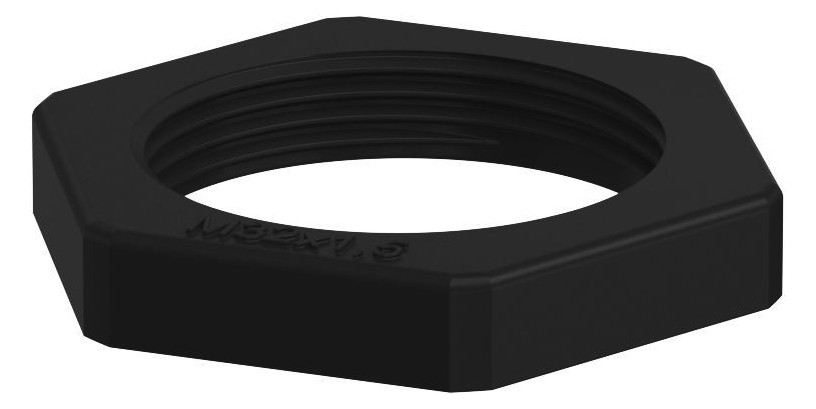 50St. Obo 2049104 116 M32 SW PA Gegenmutter M32, PA, schwarz