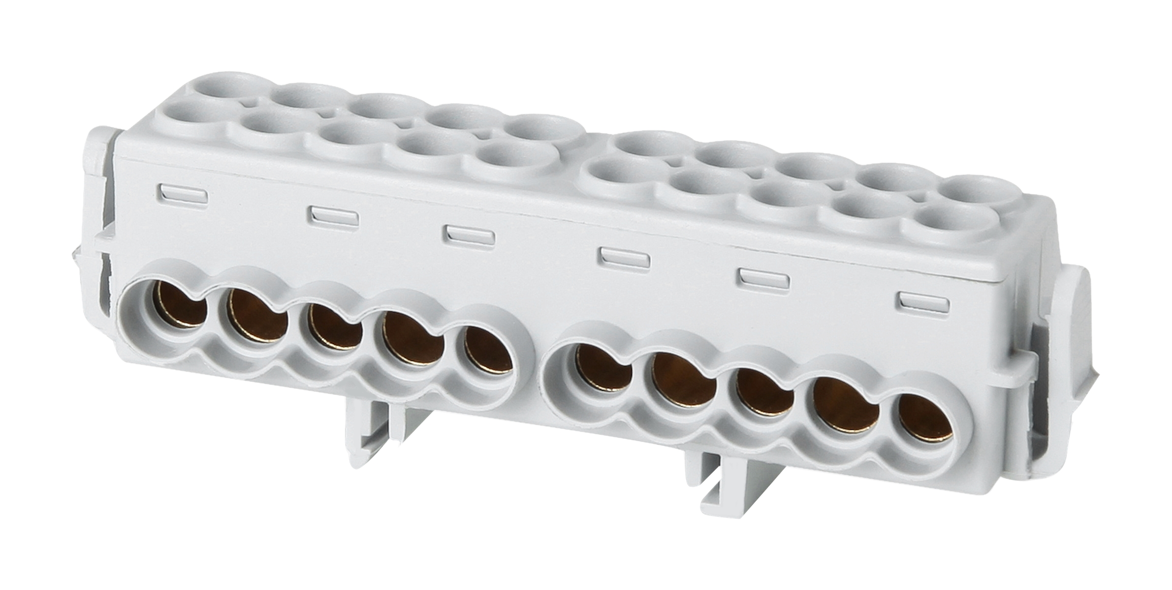 1St. F-Tronic N-PE FIK N-PE Klemme FIK, 2x5-polig, schraubbar 7110019