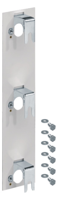 1St. Hager LVZ00DA185-185 Doppeladapter 2xNH00/185mm auf 185mm SaS