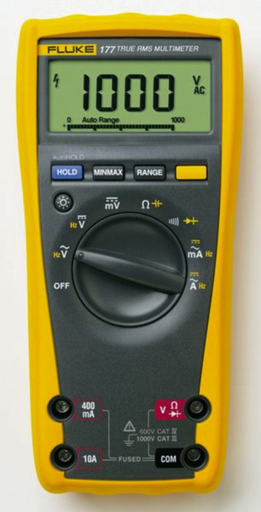 1St. Fluke 1592874 Echteffektiv-Multimeter FLUKE-177 EGFID