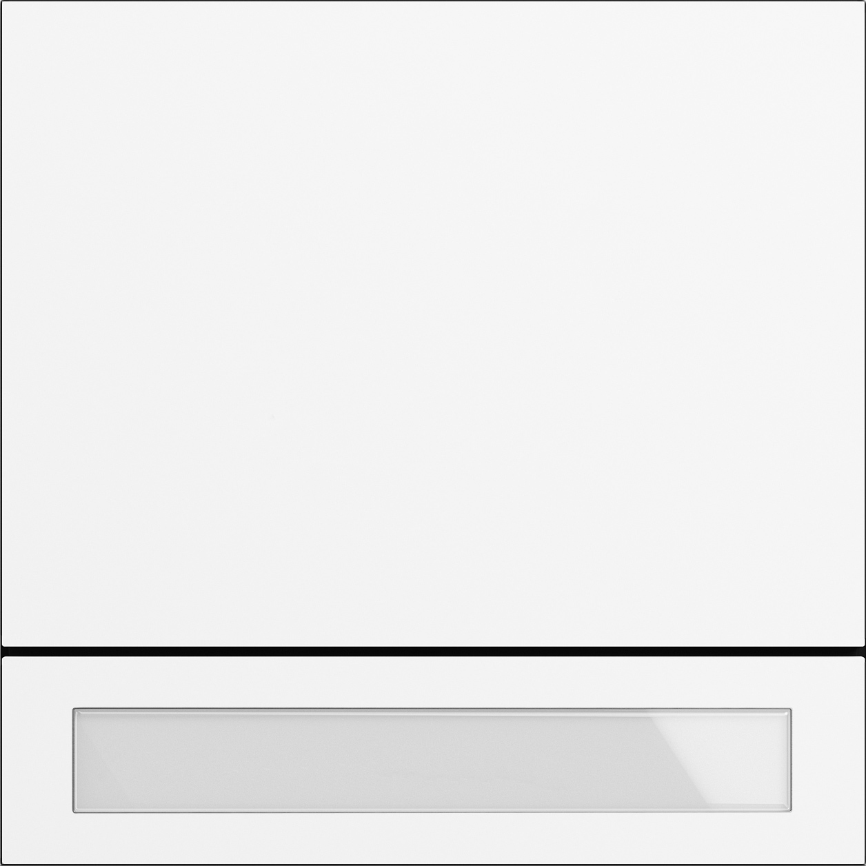 1St. Gira 5531902 Ruftastenmodul 1fach System 106 Verkehrsweiß lackiert