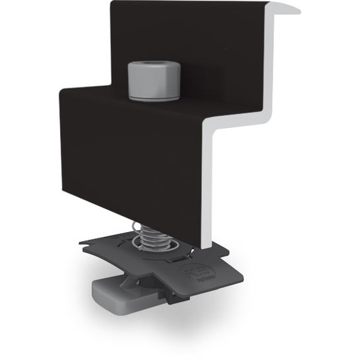 20St. K2 Systems 1005346, S| Endklemme Black Set 32-33, Endklemme schwarz eloxiert